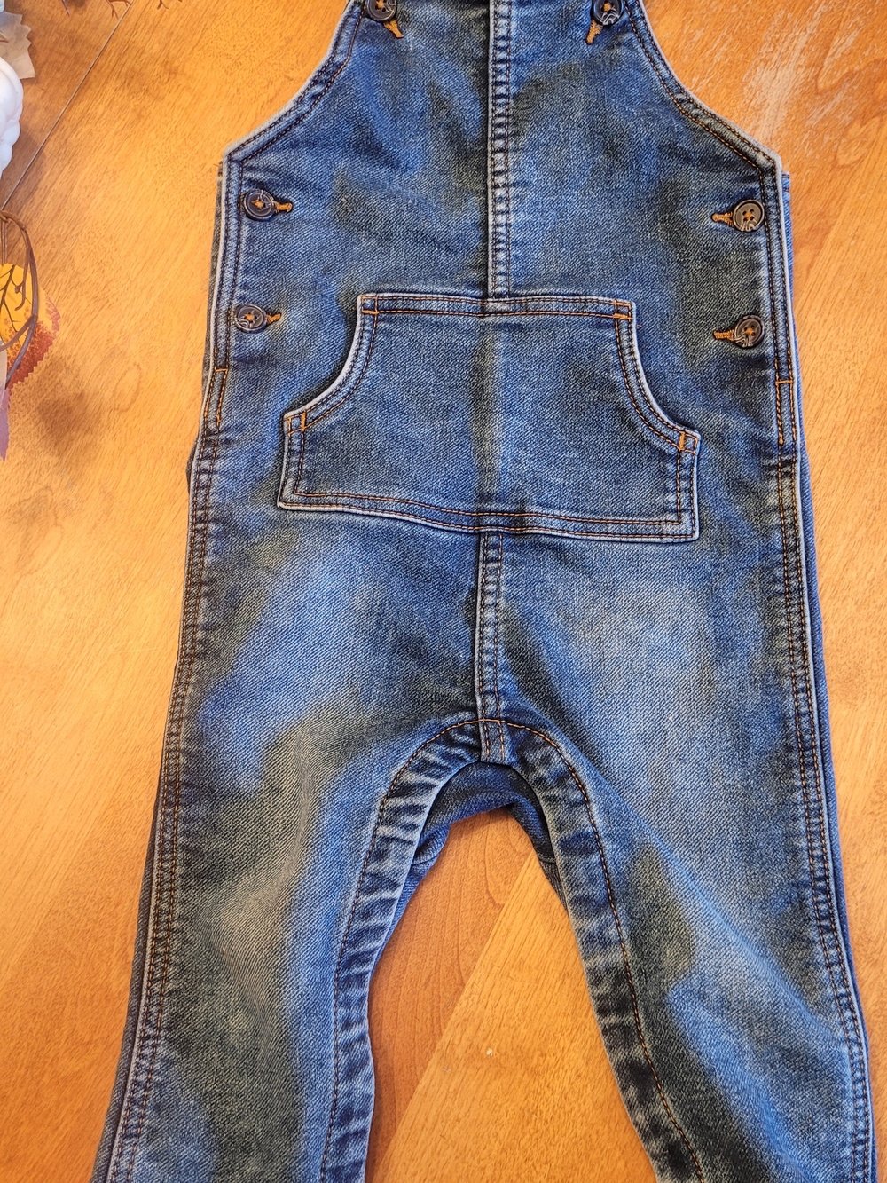 Joe Fresh Blue Denim Kids Overalls with Front Pocket